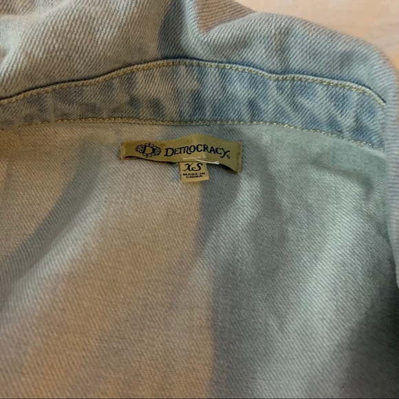 Democracy Jean jacket NWT - Picture 7 of 7